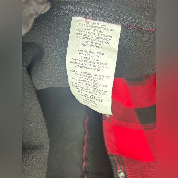 Dickies Buffalo Plaid Jacket Mens Sz L Heavy Outdoor Chore Workwear Snap Front - Picture 4 of 7